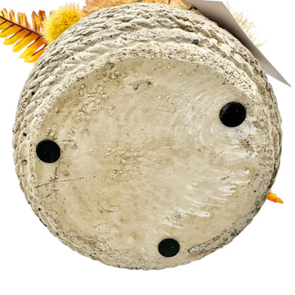 Autumn Whisper Faux Floral Arrangement Textured Rope Basket By Branch & Blossom