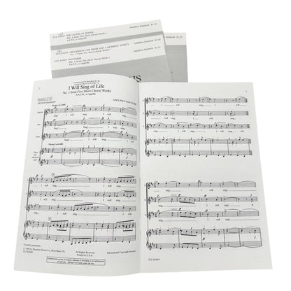 Adolphus Hailstork Five Short Choral Works SATB A Cappella Sheet Music Bundle
