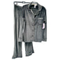 Joyspun Pajama Set Womens S (4-6) Soft Black Velvet Button-up Shirt with Pants
