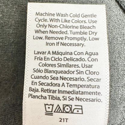 Joyspun Pajama Set Womens S (4-6) Soft Black Velvet Button-up Shirt with Pants