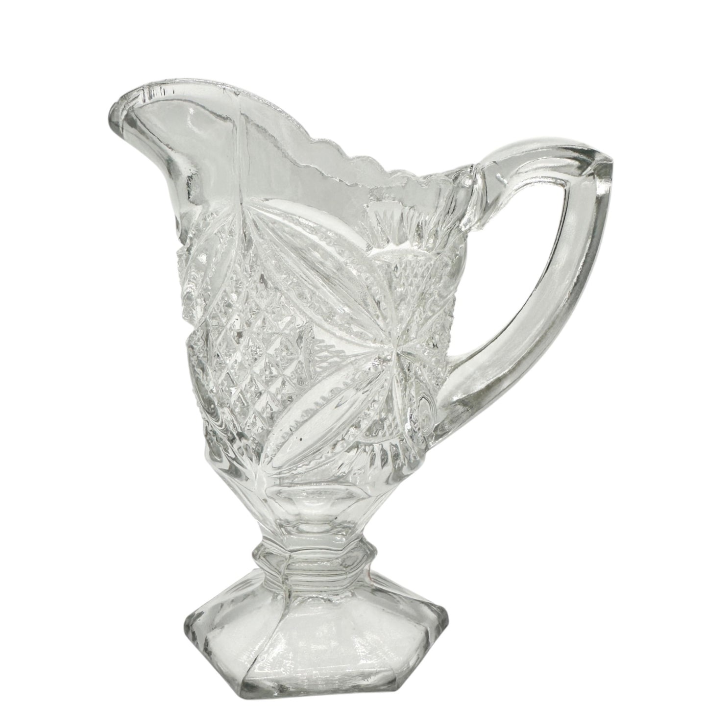 Pattee Cross Glass Pitcher 6 Tumblers Broughton No.15112 Childrens Tableware Set
