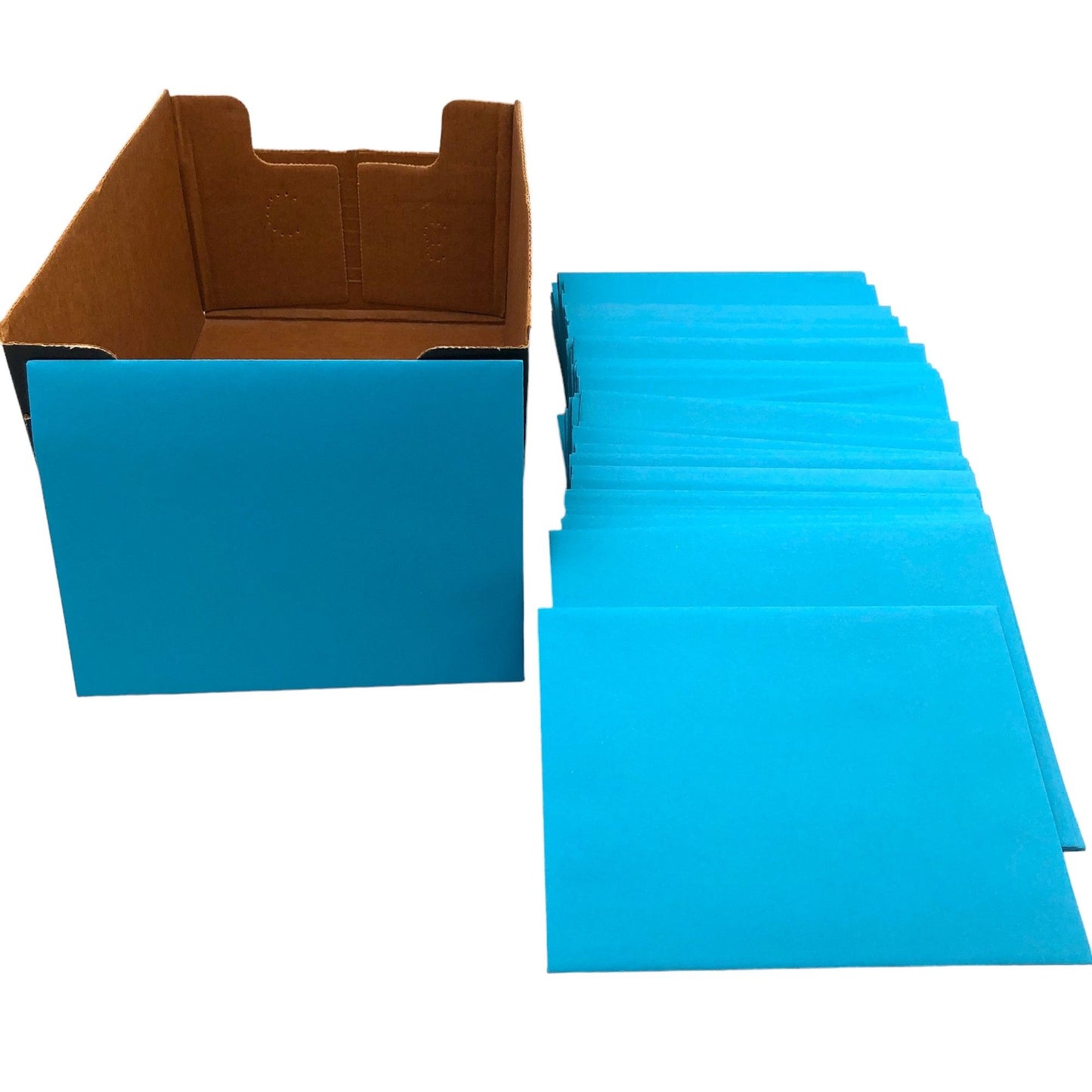 Brite Hue Envelopes 4 3/8 x 5 3/4 Blue Semi Vellum Finish 106 Qty in Box