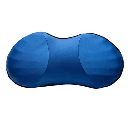 Back2 Lumbar Support Pillow Back Pain Relief Ergonomic Memory Foam Blue Gray