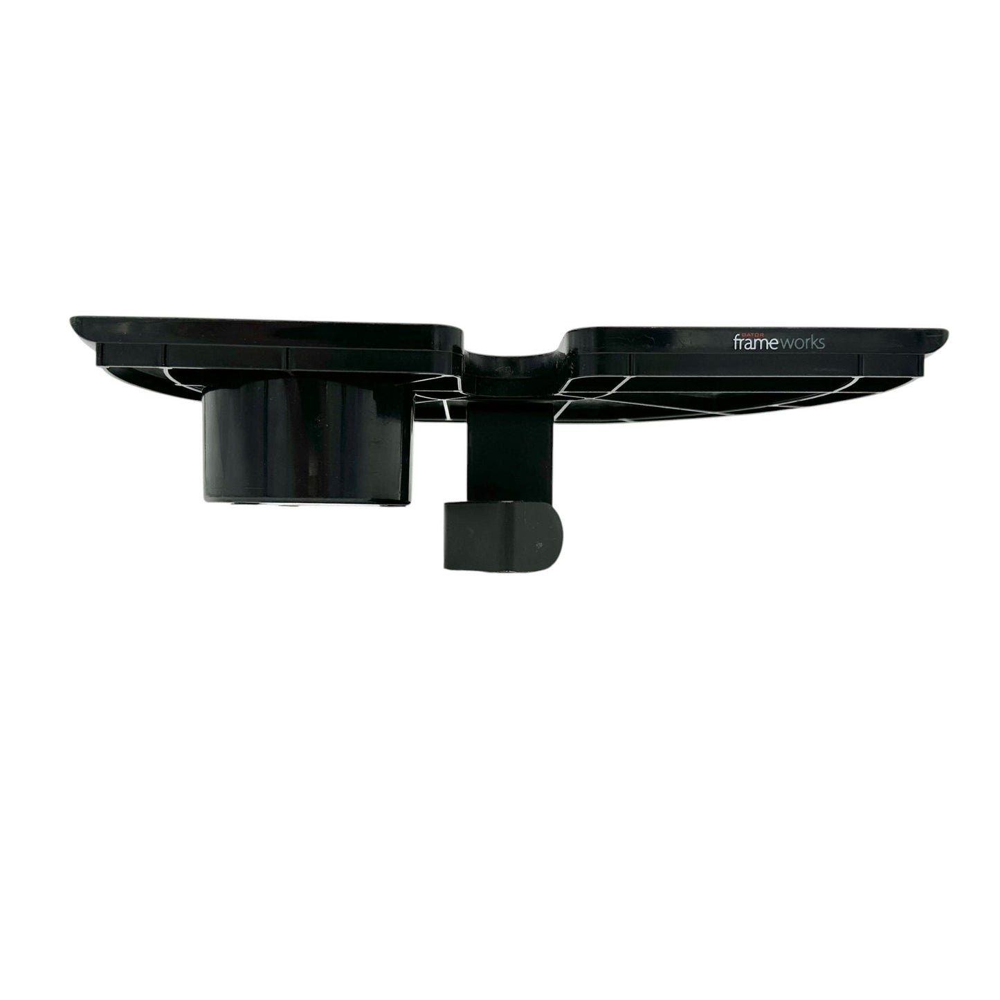 Gator Frameworks Microphone Stand Accessory Tray With Cup Holder 12x7 inches