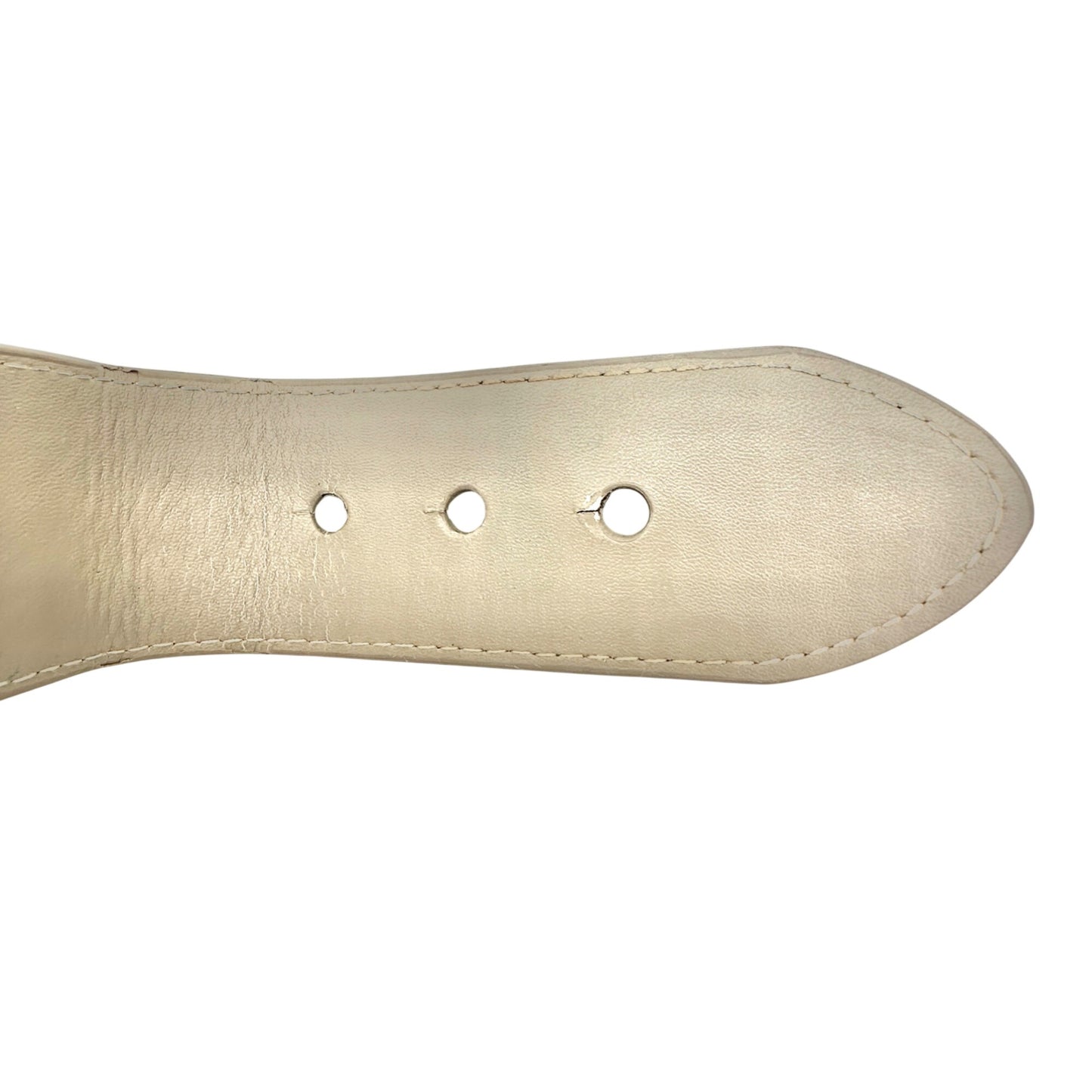 Old Navy Womens Belt Faux Suede Beige With D-Ring Closure L/XL Genuine Leather