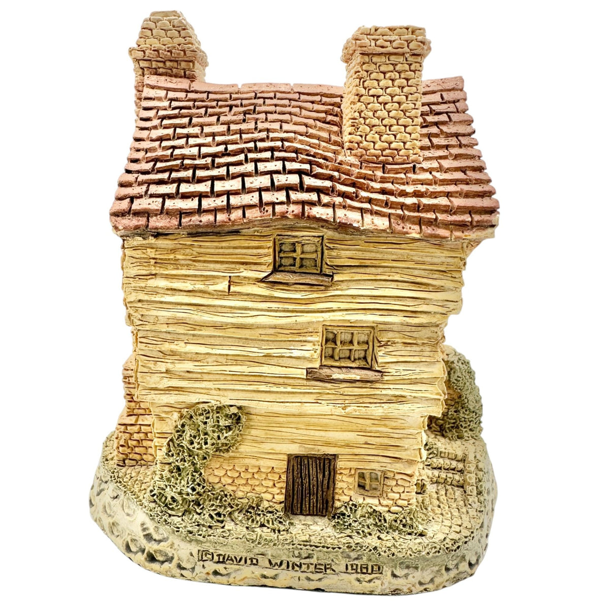David Winter 1980 Wine Merchant Cottage Handcrafted Hand Painted Collectible