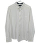 Nautica Button Down Shirt Mens L Classic Fit Stretch Cotton Blend Long Sleeves