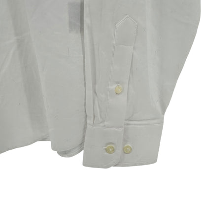 Nautica Button Down Shirt Mens L Classic Fit Stretch Cotton Blend Long Sleeves