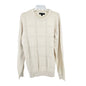 Tricots St Raphael Mens XL Beige Textured Knit Sweater Cotton Blend LS Pullover