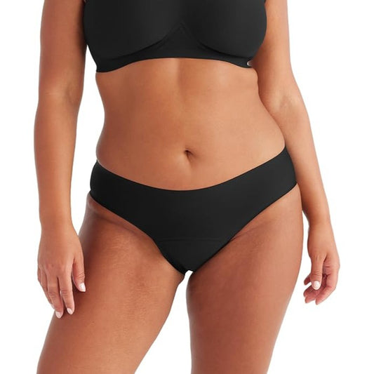 KNIX Zones+ Ultra Leakproof Bikini Back Coverage Womens XS Black Sealed Package