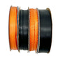 Halloween Fall Autumn Crafting Ribbon Bundle of 4 Spools Solid Black and Orange
