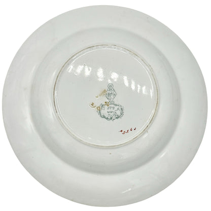 Minton Ivy Pattern 10.5" Soup Bowls Set Of 4 Fine China Vintage Tableware