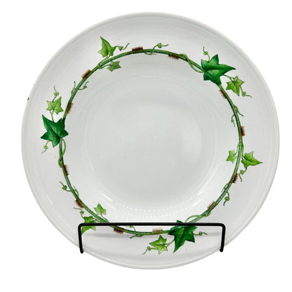Minton Ivy Pattern 10.5" Soup Bowls Set Of 4 Fine China Vintage Tableware
