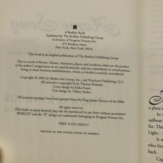 Home Song by Katherine Spencer and Thomas Kinkade (2002, Hardcover)