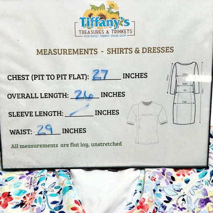 The Limited Blouse Womens 2X Multicolor Floral Sleeveless Ruffle Collar Light