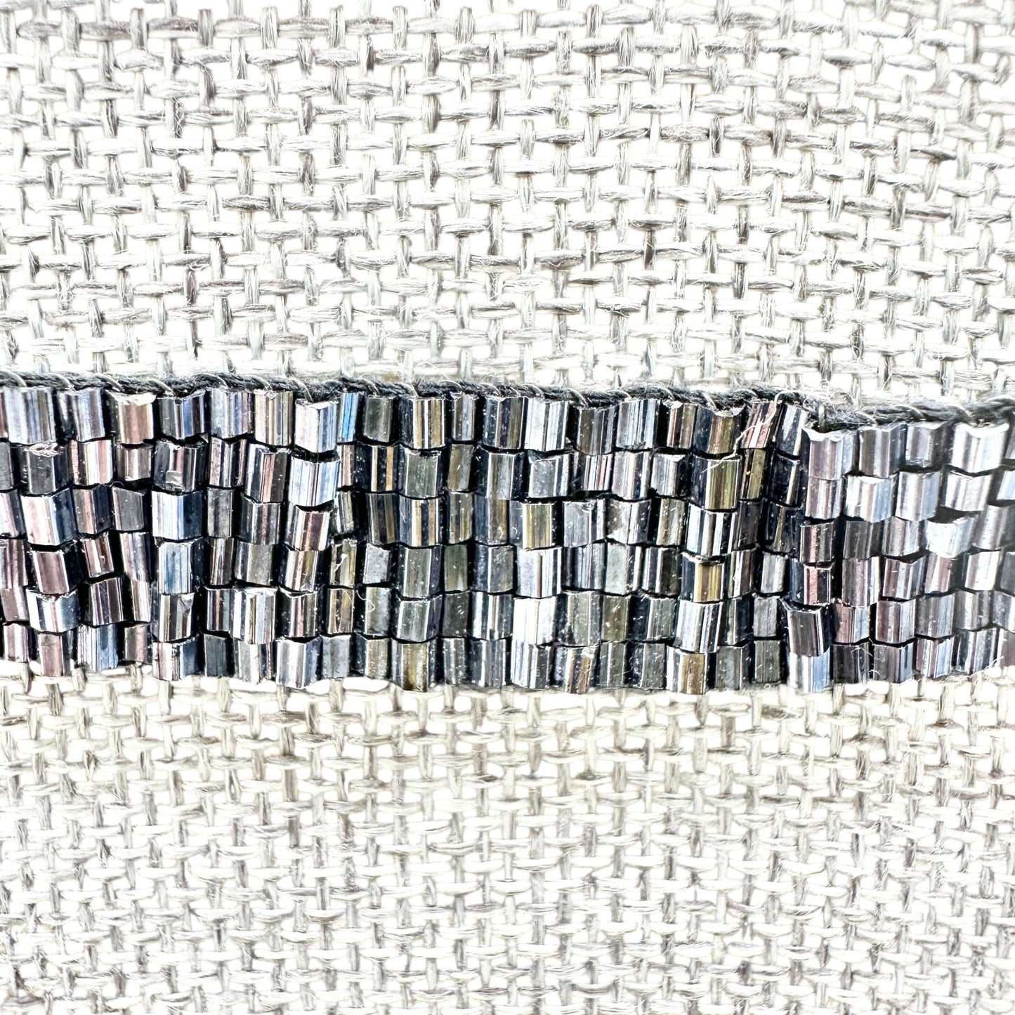 Robert Rose Black Bead Choker Necklace Adjustable To 14.5" Elegant Collar Design