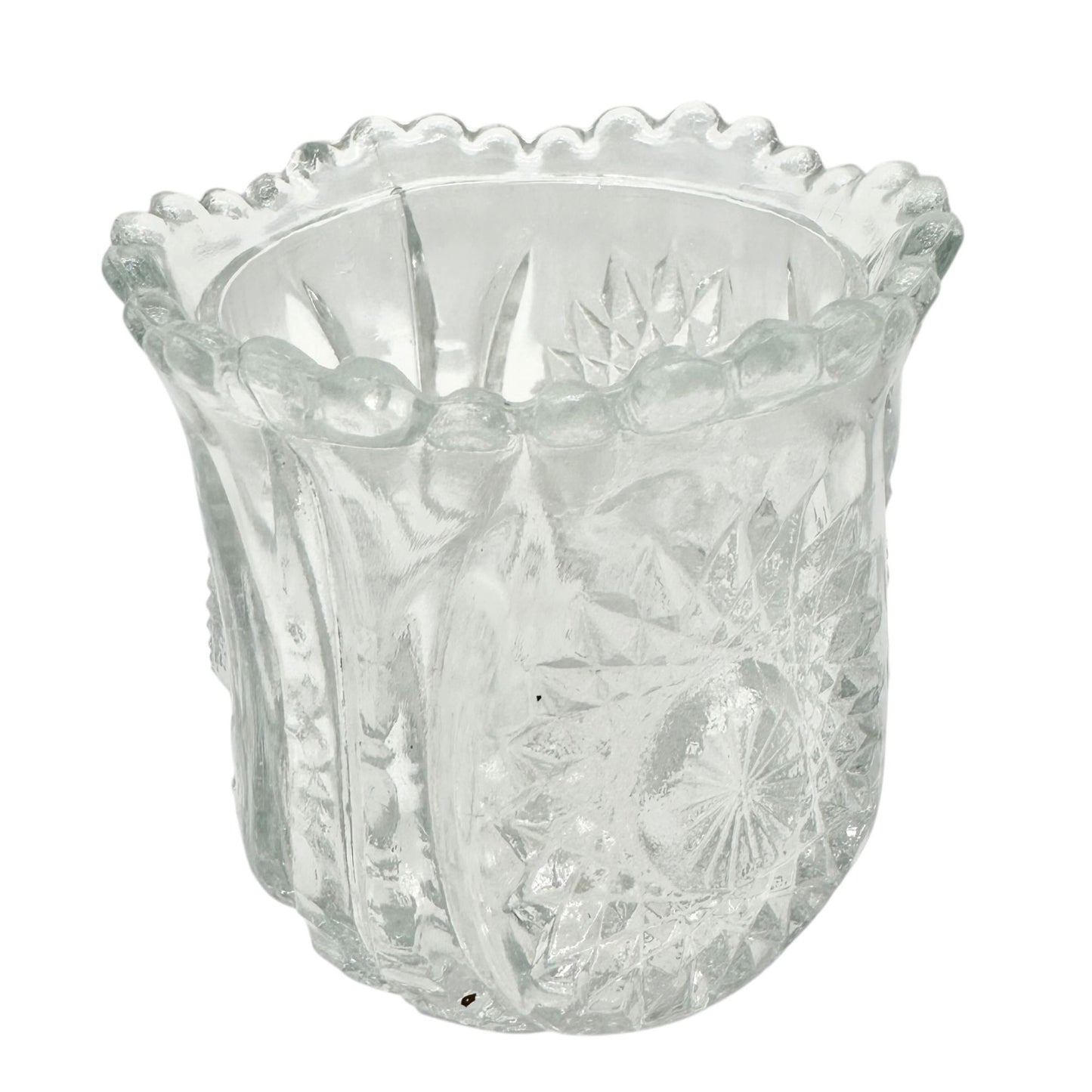 Oval Star No 300 Childs Mini 4 Pc Table Set TS-39 Indiana Glass Co Clear Crystal