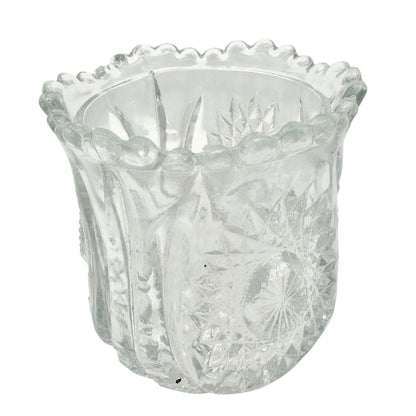 Oval Star No 300 Childs Mini 4 Pc Table Set TS-39 Indiana Glass Co Clear Crystal