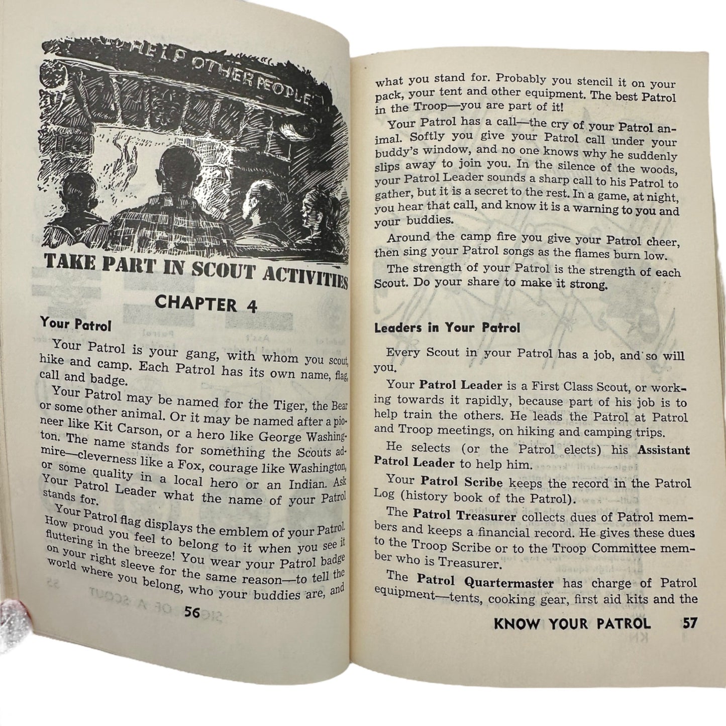 Boy Scouts of America 1954 Handbook For Boys Vintage Paperback Scouting