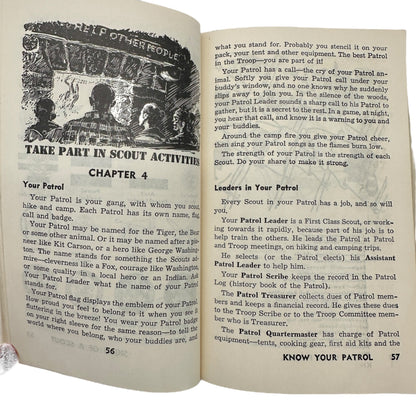 Boy Scouts of America 1954 Handbook For Boys Vintage Paperback Scouting