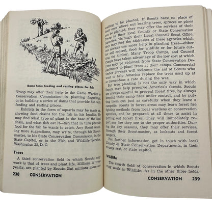 Boy Scouts of America 1954 Handbook For Boys Vintage Paperback Scouting