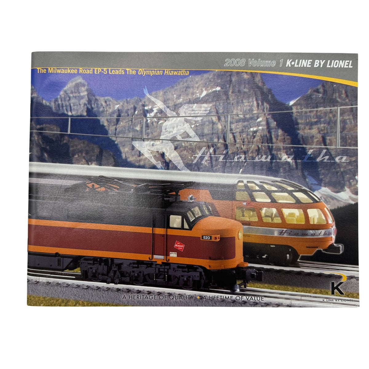 K Line By Lionel Model Train Catalogs 2008 and 2009 Volume 1 Collectible Lot