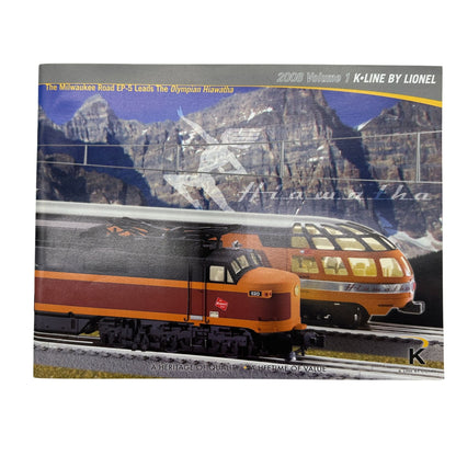 K Line By Lionel Model Train Catalogs 2008 and 2009 Volume 1 Collectible Lot