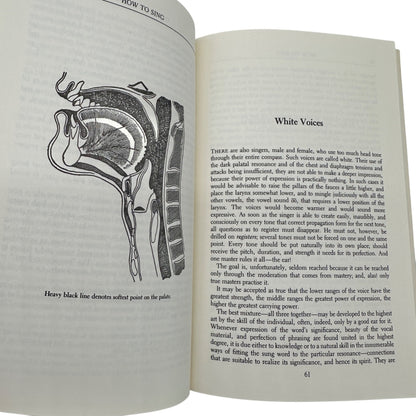 How To Sing 1993 Paperback With 51 Diagrams Music Examples by Lilli Lehmann