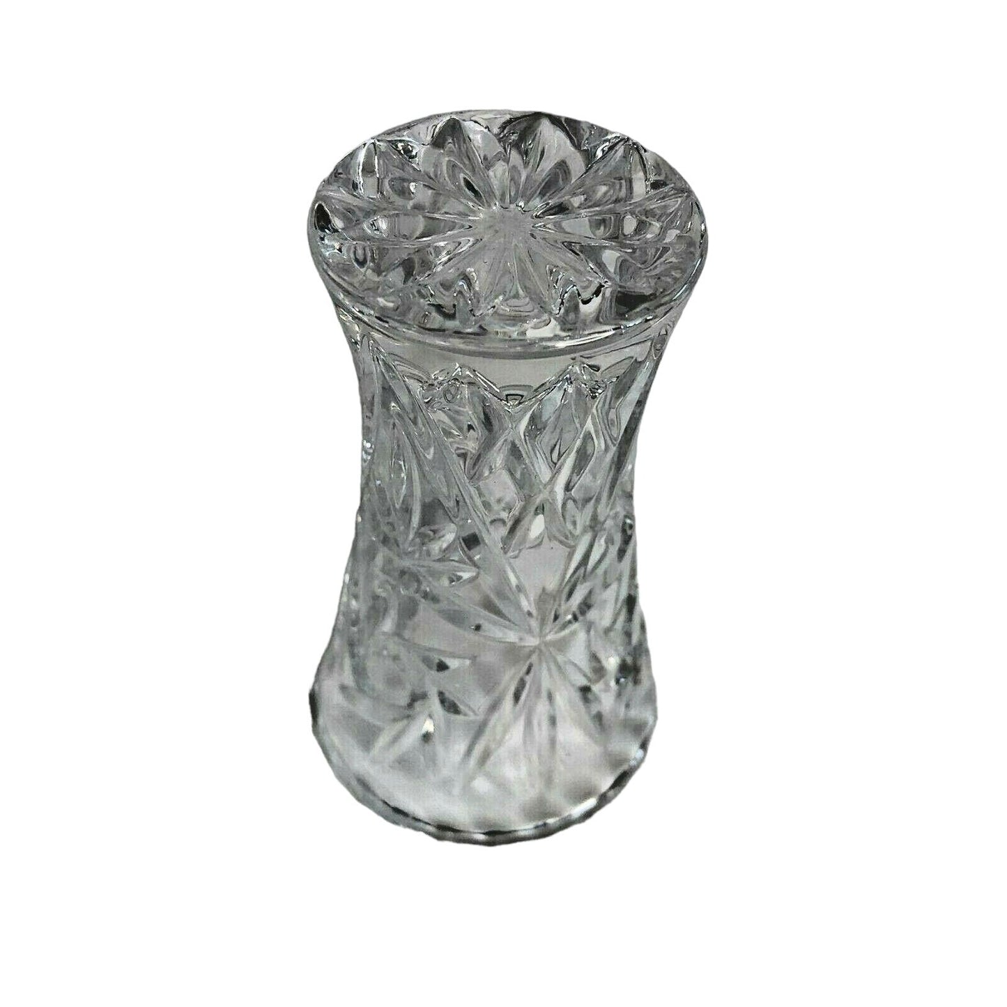 Lead Crystal 4" Tall Bud Vase Glass Flowers