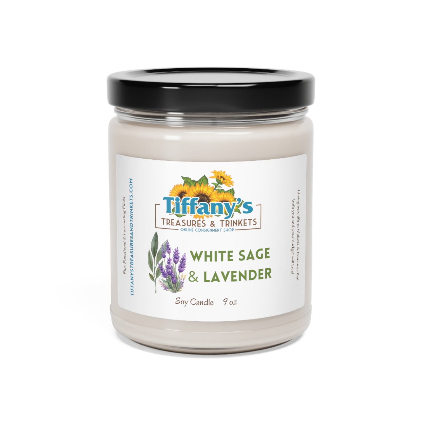 Tiffany's Treasures & Trinkets Scented Soy Candle, 9oz