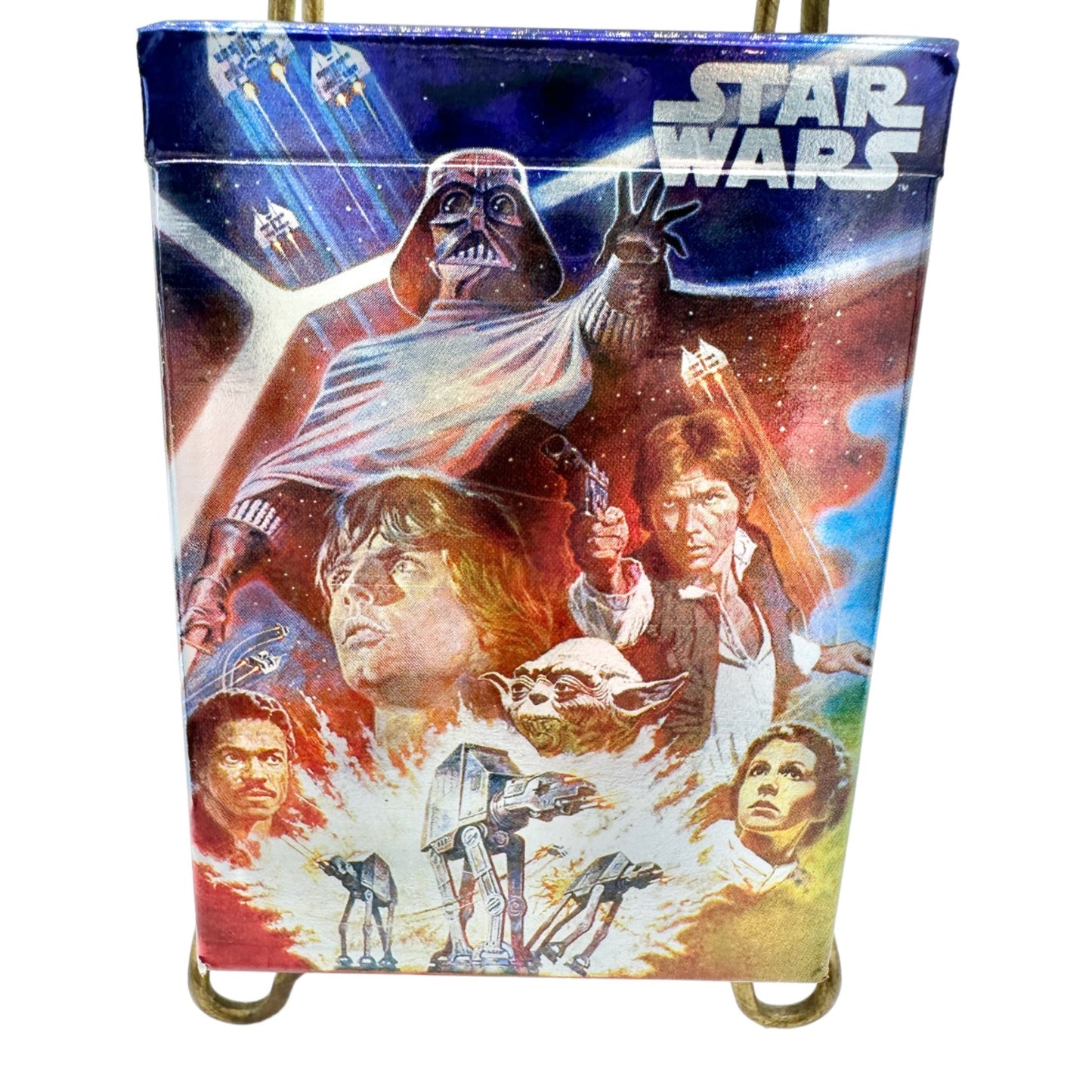 Star Wars Empire Strikes Back 2 packs Playing Cards in Metal Tin Cartamundi 2009