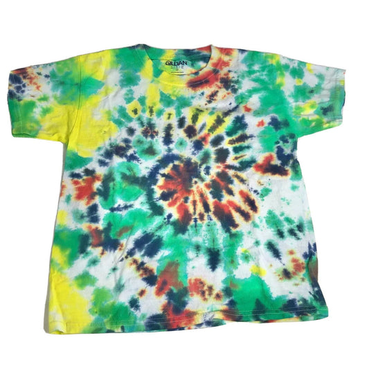 Gildan Tie-Dye Short Sleeve Tee Youth Small (6/8) New Splatter Swirl