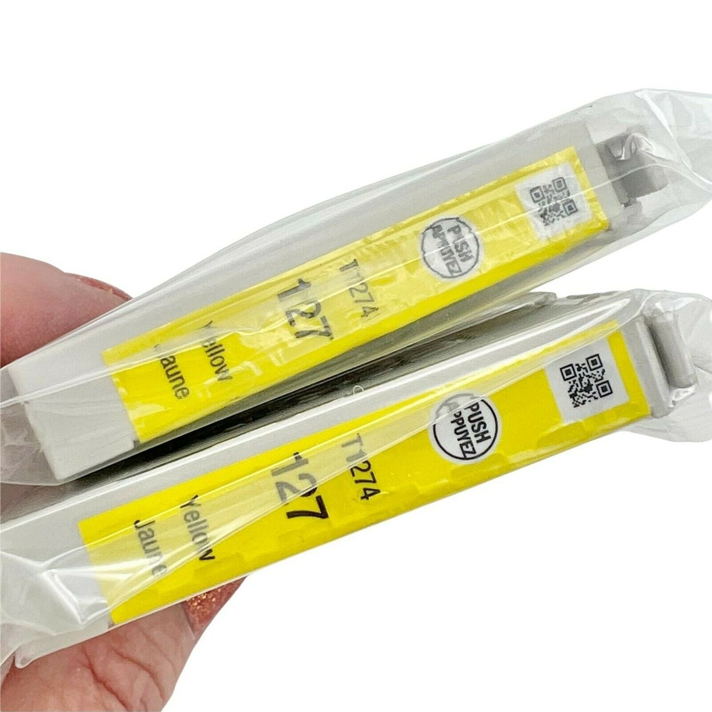 Set of 2 Epson 127 Yellow DuraBrite Ultra Ink NIP