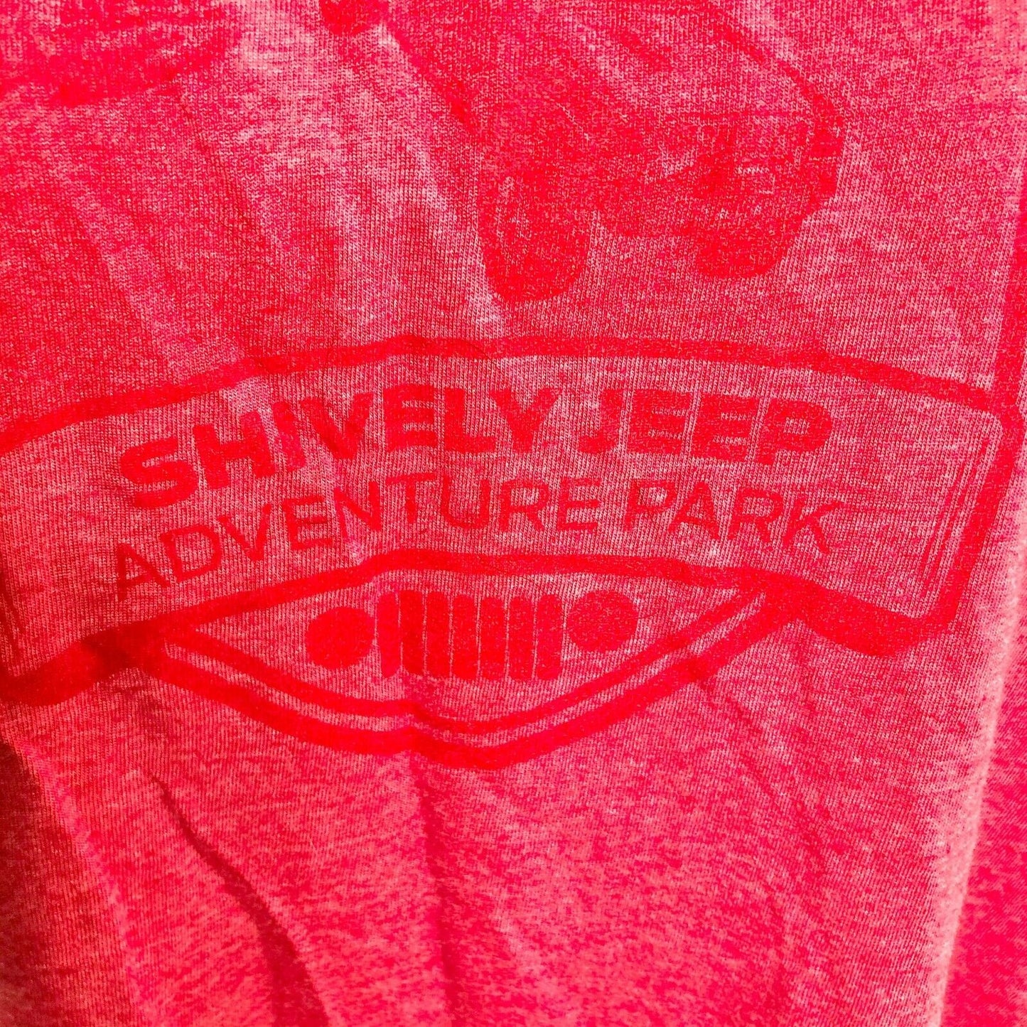 Shively Jeep Adventure Park Chambersburg PA Shirt Red X-Large EUC