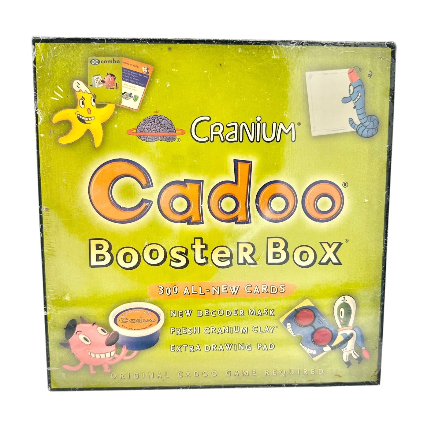 Cranium Cadoo Booster Box 300 All-New Cards Ages 7+ Requires Original Game NIP