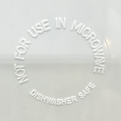 The Giving Plate 12" Round Snowy Snowman Design Melamine Dishwasher Safe Not Microwave Safe