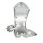 Cowboy Boot Shaped Metal Marquee Light with Timer Battery Operated Western