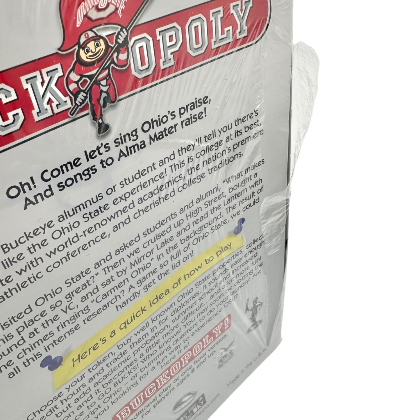 Ohio State Buckopoly Board Game NEW Sealed OSU Buckeyes