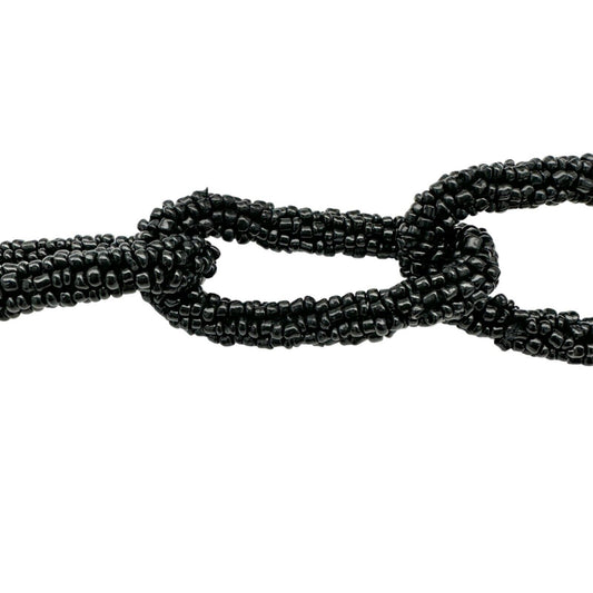 Necklace 18.5 inch Black Bead Chain Link