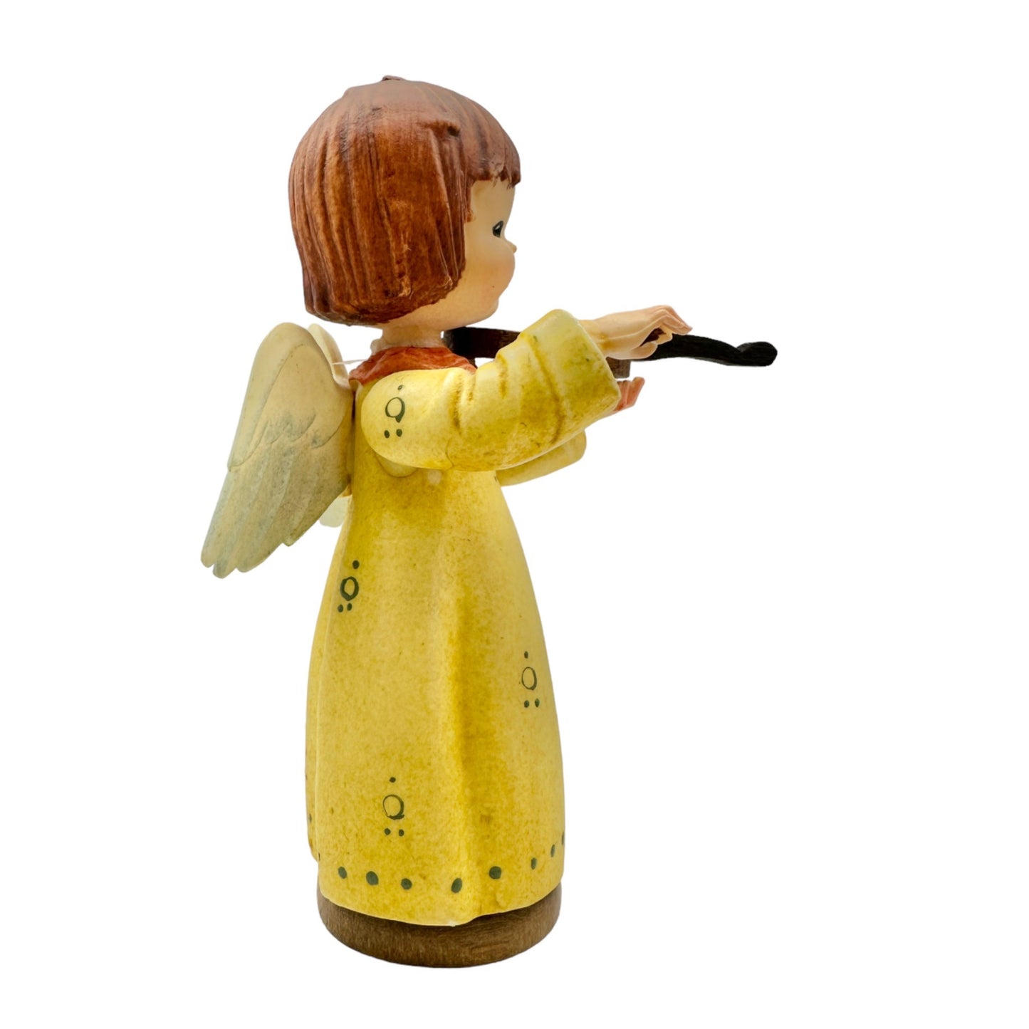 Vintage Figurine Angel Playing Violin 3.5 inch