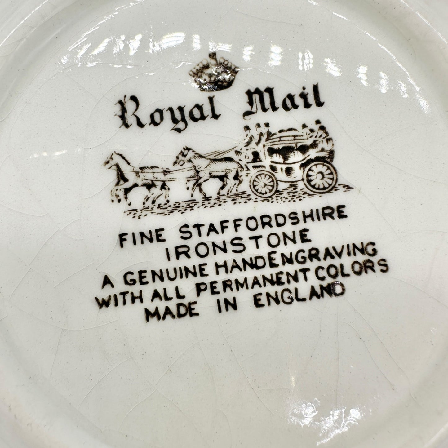 Royal Mail Fine Staffordshire Ironstone Serving Bowl England