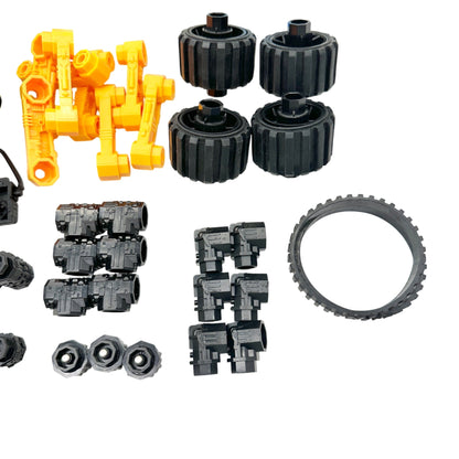 Robotix Terrestrial Construction Unit Model Kit with Assembly Guide 2 Pcs Short