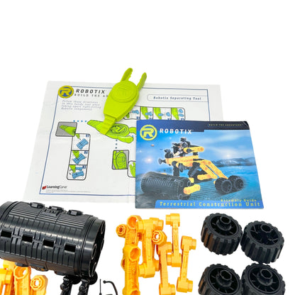 Robotix Terrestrial Construction Unit Model Kit with Assembly Guide 2 Pcs Short