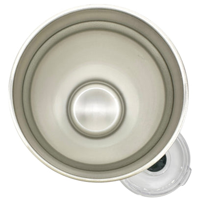 Rae Dunn FA LA LA 17 Oz Stainless Steel Tumbler With Lid Double Walled White Red