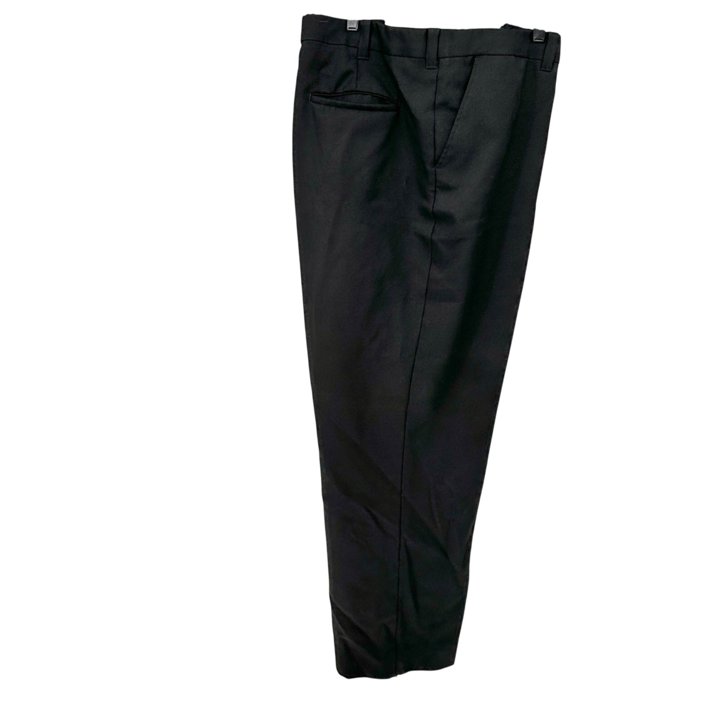 CM Gold Series Dress Pants Mens Size 52x30 Black Polyester Tailored Fit Pockets