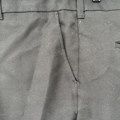 CM Gold Series Dress Pants Mens Size 52x30 Black Polyester Tailored Fit Pockets