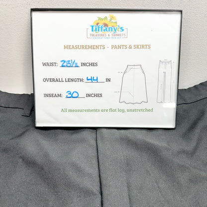 CM Gold Series Dress Pants Mens Size 52x30 Black Polyester Tailored Fit Pockets