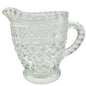 Anchor Hocking Wexford Creamer Pitcher Clear Glass 4.5 inches Tall Vintage