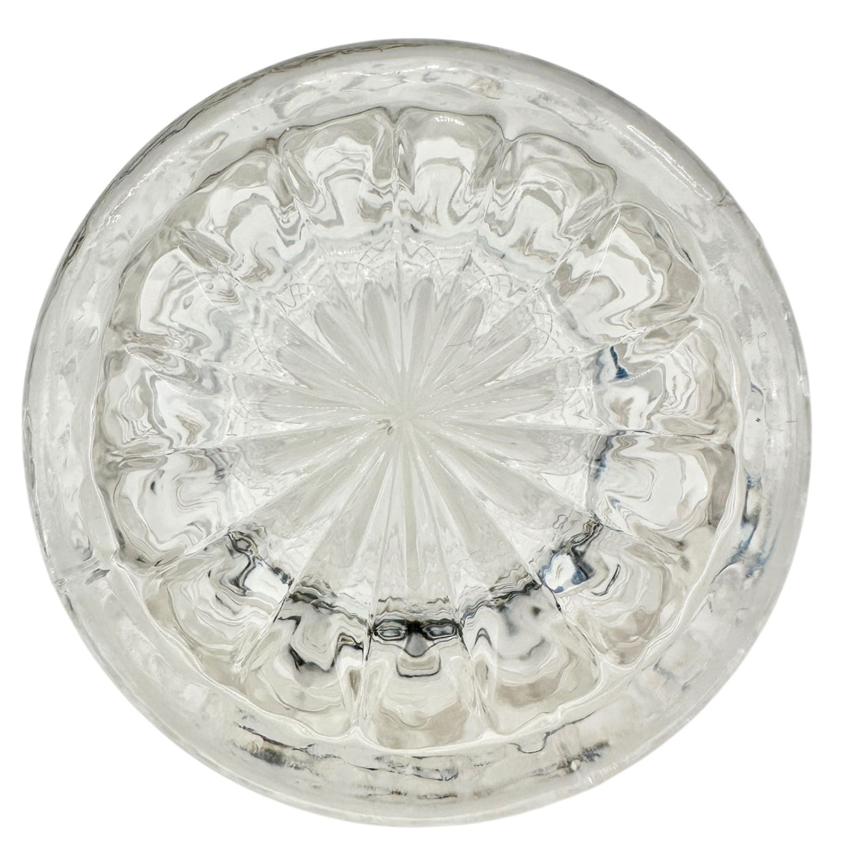 Thumbelina Flattened Diamond 5 Pc Childrens Tableware Set Vintage EAPG Glassware