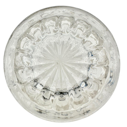 Thumbelina Flattened Diamond 5 Pc Childrens Tableware Set Vintage EAPG Glassware